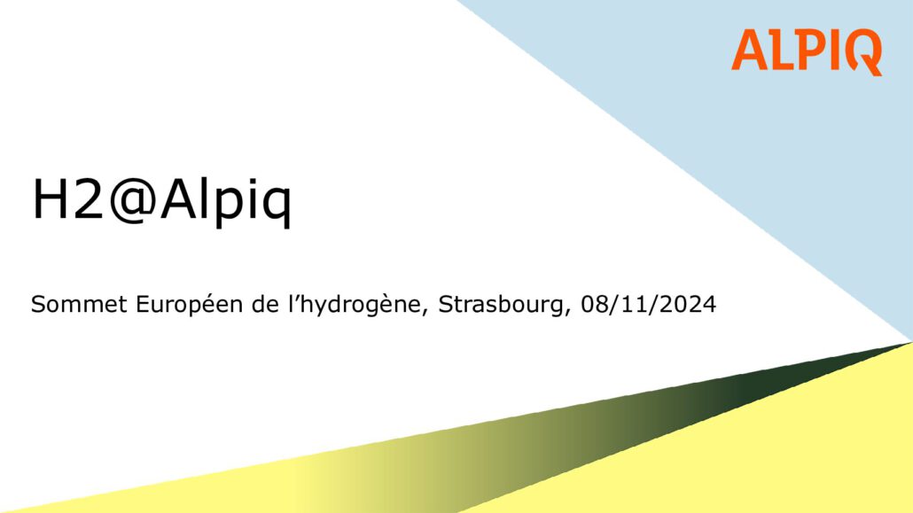 Alpiq | Wettbewerbsfähiger LCOH: Optimierung von Wasserstoffproduktionsanlagen und grünem Stromangebot
