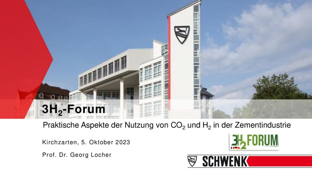 Schwenk | Praktische Aspekte der Nutzung von CO2  und H2  in der Zementindustrie